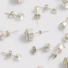 Set de 5 perechi de cercei cu pietre