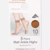 Set de 5 perechi de ciorapi până la gleznă, 10 denari Set de 5 perechi de ciorapi până la gleznă, 10 denari