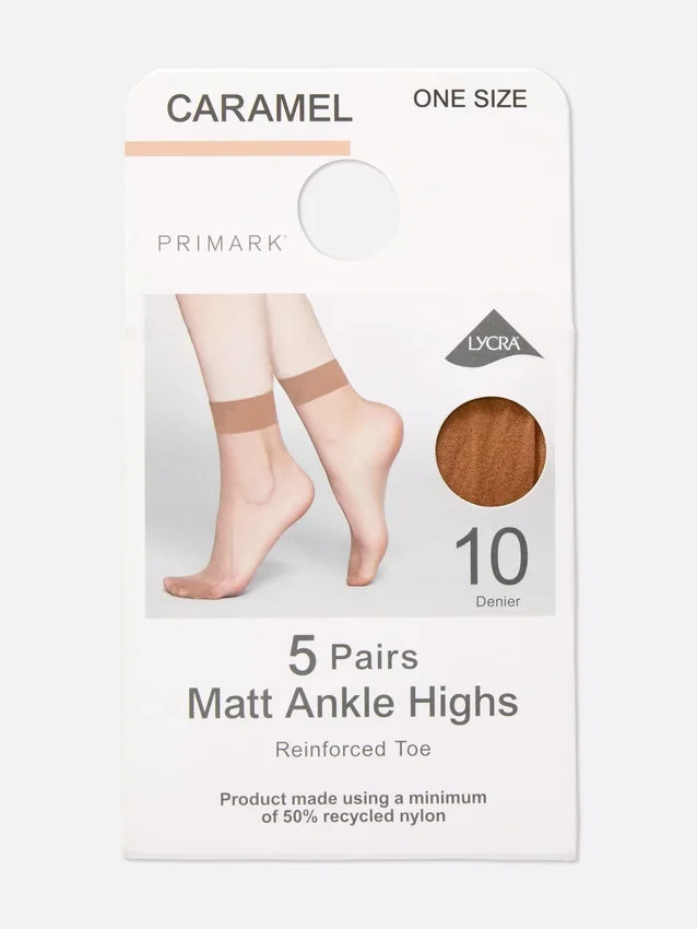 Set de 5 perechi de ciorapi până la gleznă, 10 denari Set de 5 perechi de ciorapi până la gleznă, 10 denari