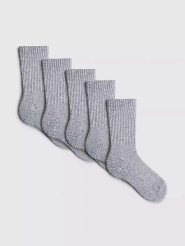 Set de 5 perechi de Șosete cu nervuri Set de 5 perechi de Șosete cu nervuri