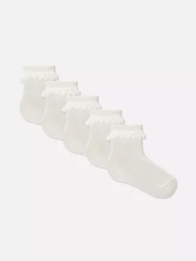 Set de 5 perechi de Șosete cu volane