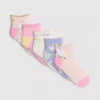 Set de 5 perechi de Șosete scurte cu imprimeu de unicorn Set de 5 perechi de Șosete scurte cu imprimeu de unicorn
