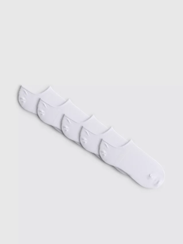 Set de 5 perechi de Șosete scurte din bumbac, invizibile Set de 5 perechi de Șosete scurte din bumbac, invizibile