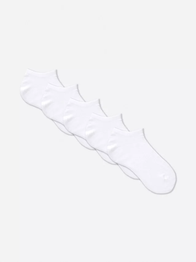 Set de 5 perechi de Șosete scurte esențiale pentru teniși Set de 5 perechi de Șosete scurte esențiale pentru teniși