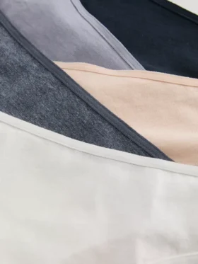 Set de 5 tanga în culori uni