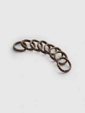 Set de 6 elastice de păr cu imprimeu leopard Set de 6 elastice de păr cu imprimeu leopard