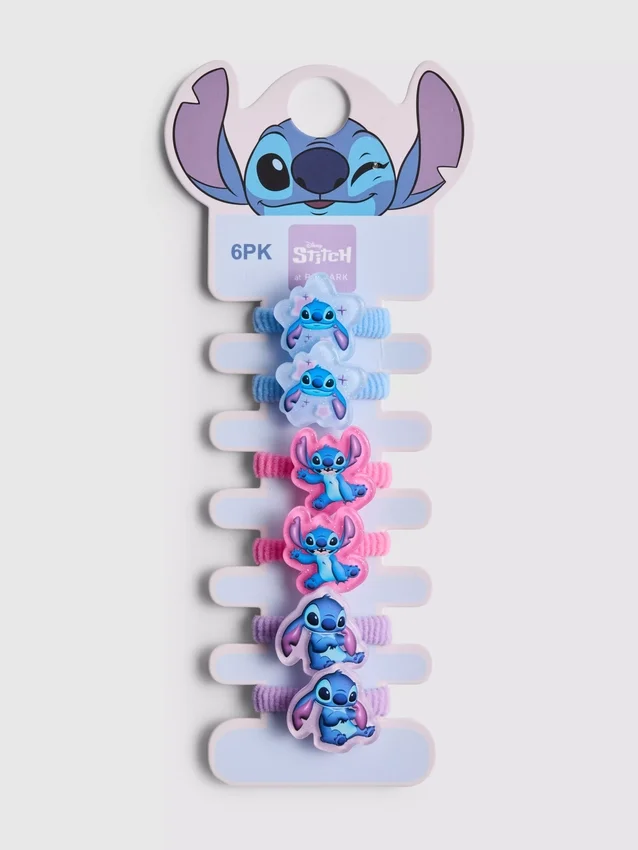 Set de 6 elastice de păr cu Stitch de la Disney Set de 6 elastice de păr cu Stitch de la Disney