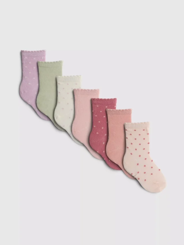 Set de 7 perechi de Șosete cu imprimeu Set de 7 perechi de Șosete cu imprimeu