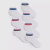 Set de 7 perechi de Șosete scurte cu dungi Set de 7 perechi de Șosete scurte cu dungi