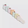Set de 7 perechi de Șosete scurte cu imprimeu de fructe Set de 7 perechi de Șosete scurte cu imprimeu de fructe