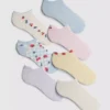 Set de 7 perechi de Șosete scurte cu motive de fructe Set de 7 perechi de Șosete scurte cu motive de fructe