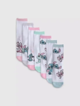 Set de 7 perechi de Șosete scurte Disney cu Stitch