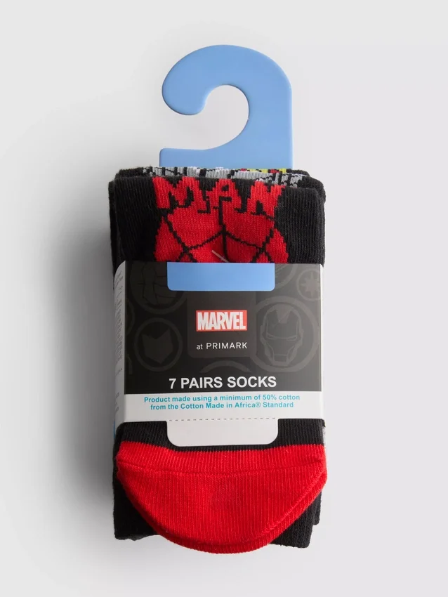 Set de 7 perechi de Șosete scurte Marvel Set de 7 perechi de Șosete scurte Marvel