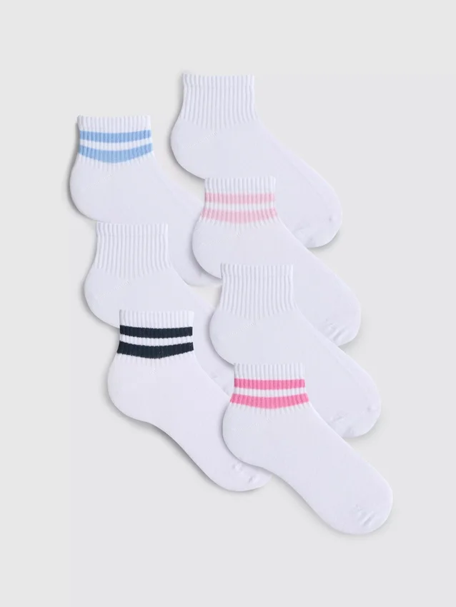 Set de 7 perechi de Șosete sportive scurte Set de 7 perechi de Șosete sportive scurte