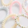 Set de 8 elastice de păr în formă de spirală