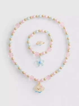 Set de bijuterii cu câini, 3 piese