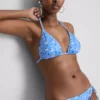 Set de bikini triunghiular cu legături laterale Set de bikini triunghiular cu legături laterale