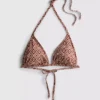 Set de bikini triunghiular cu legături laterale Set de bikini triunghiular cu legături laterale