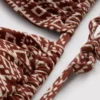 Set de bikini triunghiular cu legături laterale Set de bikini triunghiular cu legături laterale