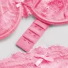 Set de lenjerie intimă din dantelă cu sârmă Set de lenjerie intimă din dantelă cu sârmă