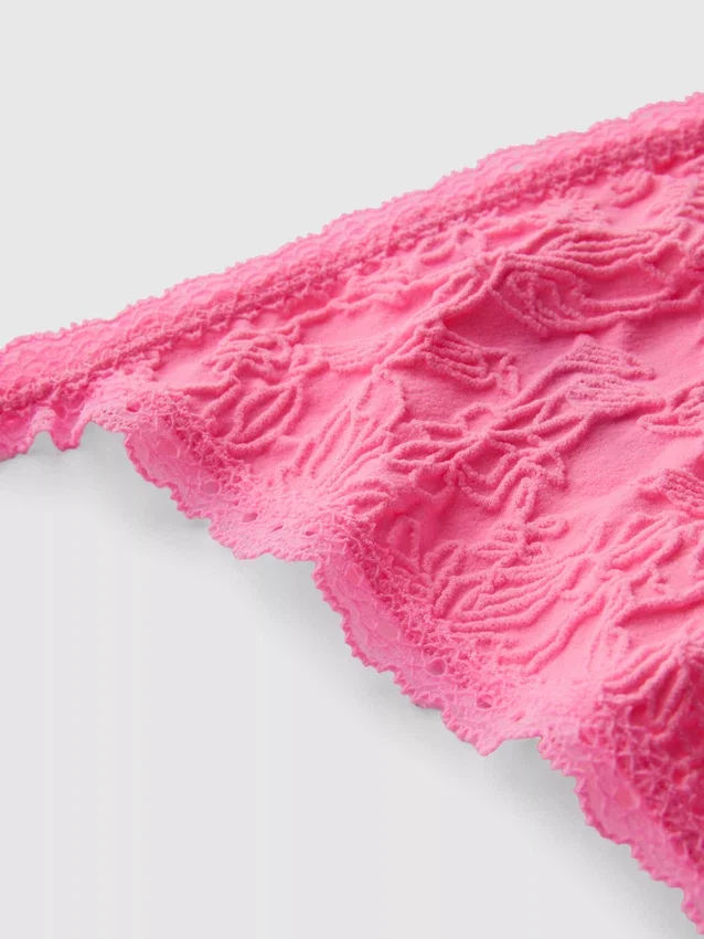 Set de lenjerie intimă triunghiulară fără cusături, din jacquard Set de lenjerie intimă triunghiulară fără cusături, din jacquard