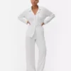 Set de pijamale „boyfriend” din tricot Set de pijamale „boyfriend” din tricot