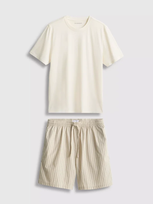Set de pijamale cu mâneci scurte Set de pijamale cu mâneci scurte