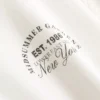 Set de pijamale din bumbac cu guler rotund și imprimeu Set de pijamale din bumbac cu guler rotund și imprimeu