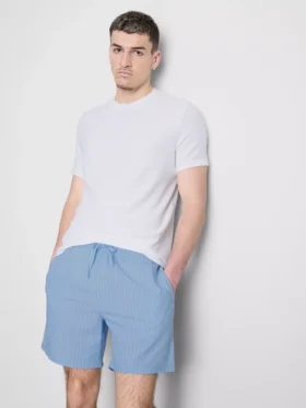 Set de pijamale scurte cu dungi Set de pijamale scurte cu dungi