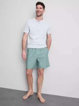 Set de pijamale scurte cu textură Set de pijamale scurte cu textură