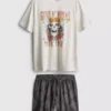 Set de pijamale scurte Guns N’ Roses