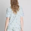 Set de pijamale scurte tip „boyfriend” cu imprimeu „Breakfast” Set de pijamale scurte tip „boyfriend” cu imprimeu „Breakfast”