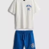 Set format dintr-un tricou și pantaloni scurți Set format dintr-un tricou și pantaloni scurți