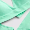 Set sutien triunghiular căptușit fără cusături și tanga