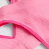 Set sutien triunghiular căptușit fără cusături și tanga
