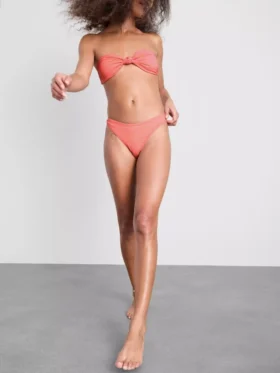 Slip de bikini brazilian cu dungi