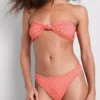 Slip de bikini brazilian cu dungi Slip de bikini brazilian cu dungi
