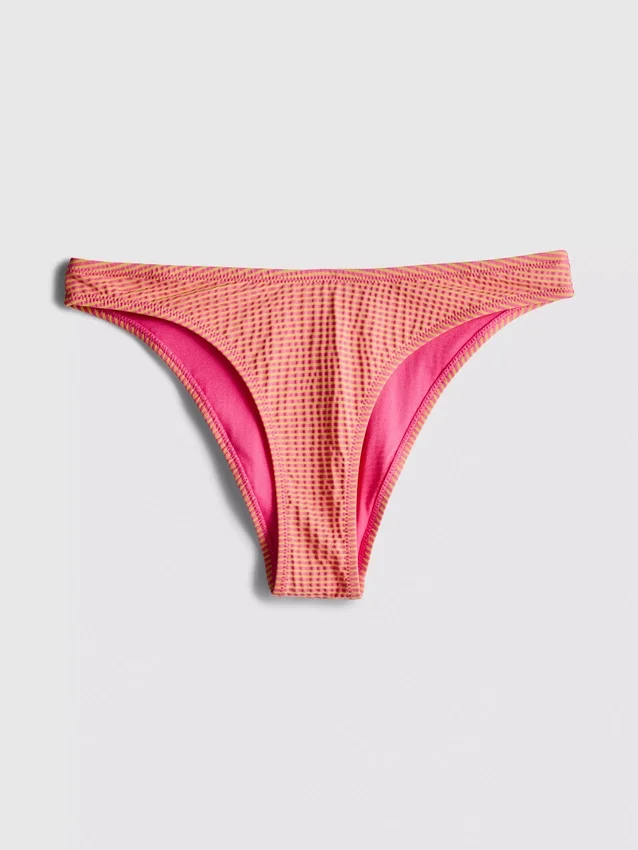 Slip de bikini brazilian cu dungi Slip de bikini brazilian cu dungi