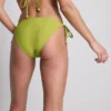 Slip de bikini cu broderie și legături laterale Slip de bikini cu broderie și legături laterale