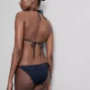 Slip de bikini cu imprimeu și legături laterale Slip de bikini cu imprimeu și legături laterale