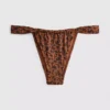 Slip de bikini cu imprimeu leopard strălucitor de la Paula Echevarría Slip de bikini cu imprimeu leopard strălucitor de la Paula Echevarría