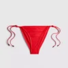 Slip de bikini cu legături laterale, cu imprimeu de tucan Slip de bikini cu legături laterale, cu imprimeu de tucan