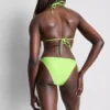 Slip de bikini cu legături laterale și mărgele Slip de bikini cu legături laterale și mărgele