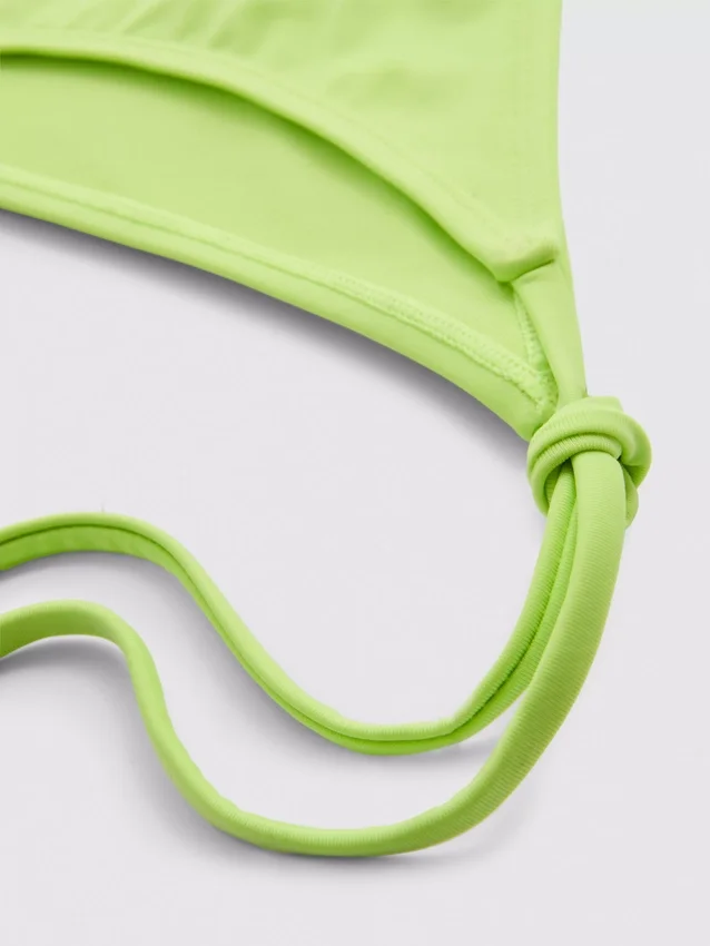 Slip de bikini cu legături laterale și mărgele Slip de bikini cu legături laterale și mărgele
