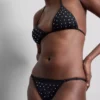 Slip de bikini cu strasuri Slip de bikini cu strasuri