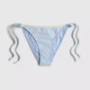 Slip de bikini din țesătură gingham cu bordură cu margarete Slip de bikini din țesătură gingham cu bordură cu margarete