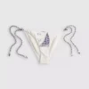 Slip de bikini Dolce cu broderie și legături laterale Slip de bikini Dolce cu broderie și legături laterale