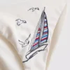 Slip de bikini Dolce cu broderie și legături laterale Slip de bikini Dolce cu broderie și legături laterale