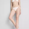 Slipuri de bikini cu imprimeu floral 3D și legături laterale