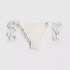 Slipuri de bikini cu imprimeu floral 3D și legături laterale